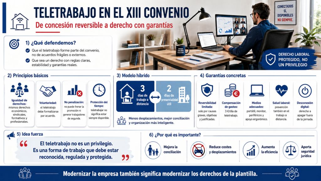 El teletrabajo con garantías