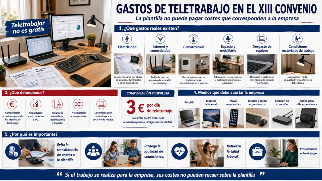 gastos de teletrabajo